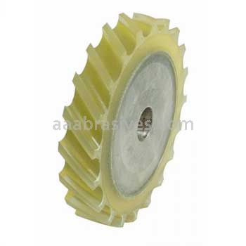 Dynabrade 11888 Contact Wheel Ass'y 4" Dia. x 5/8" W x 5/8" I.D.