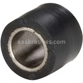 Dynabrade 11069 - Contact Wheel, 7/16" Dia. x 3/8" W x 1/4" I.D., Crown Face, 70 Duro Rubber