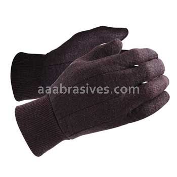 ERB 14430 336-010 Brown Jersey Large Gloves