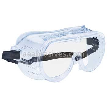 ERB 15143 116 Perforated Goggle Clear Frame Clear Anti-fog lens