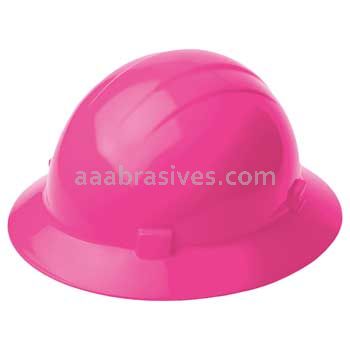 ERB 19199 Americana Full Brim Mega Ratchet 4-Point Nylon Safety Helmet