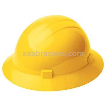 ERB 19202 Americana Full Brim Slide-Lock 4-Point Nylon Safety Helmet
