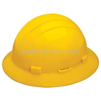 ERB 19262 Americana Full Brim With Accessory Slots Mega Ratchet 4-Point Nylon Safety Helmet