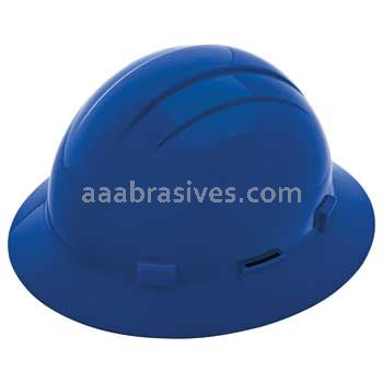 ERB 19266 Americana Full Brim With Accessory Slots Mega Ratchet 4-Point Nylon Safety Helmet