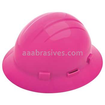ERB 19269 Americana Full Brim With Accessory Slots Mega Ratchet 4-Point Nylon Safety Helmet
