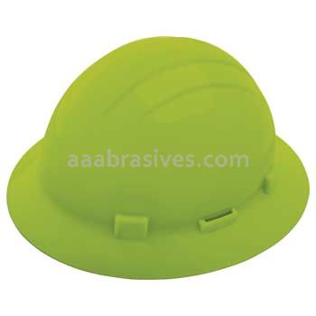 ERB 19290 Americana Full Brim With Accessory Slots Mega Ratchet 4-Point Nylon Safety Helmet