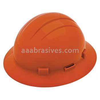 ERB 19293 Americana Full Brim With Accessory Slots Slide-Lock 4-Point Nylon Safety Helmet