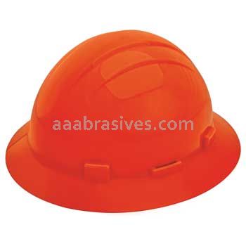 ERB 19295 Americana Full Brim With Accessory Slots Slide-Lock 4-Point Nylon Safety Helmet