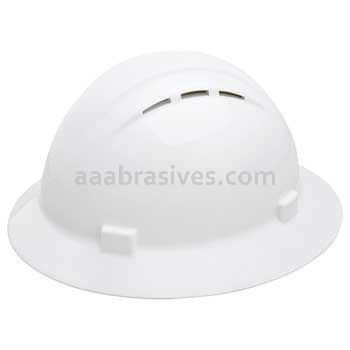 ERB 19331 Americana Full Brim Vent Slide-Lock 4-Point Nylon Safety Helmet