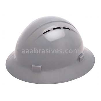 ERB 19537 Americana Full Brim Vent Slide-Lock 4-Point Nylon Safety Helmet