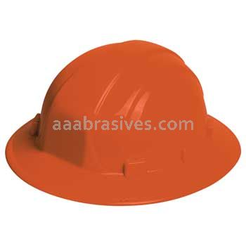 ERB 19913 Omega II Full Brim Mega Ratchet 6-Point Nylon Safety Helmet