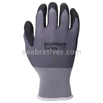 ERB 21225 211-110 (N100) Smooth Finish Nitrile Dipped Nylon Knit Gloves Extra Large Gloves