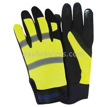 ERB 21303 428-010 (M200) Mechanics Gloves Reflective Stripes Extra Large Gloves