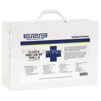 ERB 29961 Ansi 2015 Class A Unitized Contents Metal Box First Aid Kit