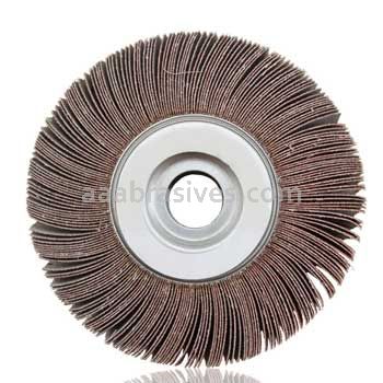 Dynabrade DynaCut 90852 4 x 4 x 3/4 120 Grit Aluminum Oxide Flap Wheel