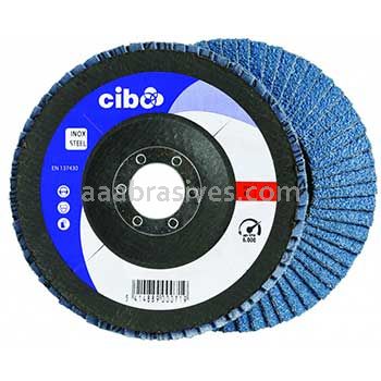 Cibo Abrasives 4-1/2 x 7/8 120 Grit Standard Conical Flap Disc