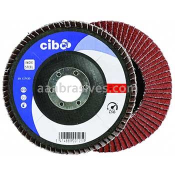 Cibo Abrasives 4-1/2 x 7/8 60 Grit Ceramic Conical Flap Disc