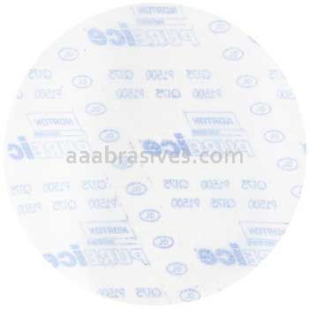 Norton Abrasives 77696088716 6" P1500 Q175 Norton Pure Ice Film (Blue) Paper Hook and Loop Discs
