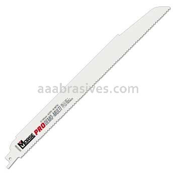 Morse® Pro Demo Reciprocating Saw Blade 12x7/8x.062 8/11 TPI | 5 Blades/Pkg
