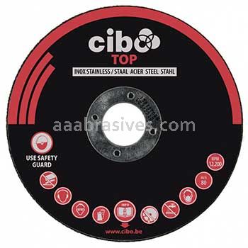 Cibo Abrasives 6 x 1/16 x 7/8 Steel/Inox Top T41 Cutting Disc