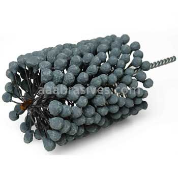 Weiler 34276 CrossFlex Heavy Duty Bore Brush 4 Diameter 240 SC Grit
