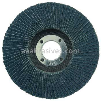 Weiler 50804V 4-1/2" Big Cat Abrasive Flap Disc Flat Type 27 Phenolic Backing 60 Z 7/8" Arbor Hole Vending Ready