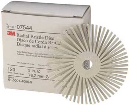 3M™ 7100138179 3 x 3/8 120 Scotch-Brite™ Radial Bristle Disc