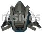 3M™ 7000128239 Rugged Comfort Quick Latch Half Facepiece Reusable Respirator 6502QL/49490 Medium
