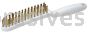 CS Unitec&trade; EX1001-4A 4 Rows Brush Brass Aluminum Bronze Brush