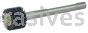 Weiler 17210 Bore-Rx 1-1/4"Dia. Internal Brush Deburring Tool .026/120 CG Crimped Fill 3/8" Stem
