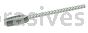 Weiler 21004 5/16" Power Tube Brush .003" Steel Wire Fill 9/16" Brush Length