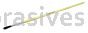Weiler 41005 5/32" Marking Brush Black Bristle 15/16" Trim Length Long Handle
