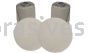 6" PSA Sanding Disc Roll 80 Grit 6 Vac Hole White S/C noload