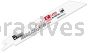 Morse Auto Salvage® Reciprocating Saw Blade 6x3/4x.035 18 TPI | 50 Blades/Pkg