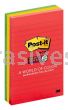 Post-it™ Super Sticky Notes 660-3SSAN 4 in x 6 in Marrakesh Collection 3M 7010332775