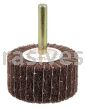 Weiler 54500 2" x 1" Non-Woven Stem-Mounted Interleaf Flap Wheel 120 AO 1/4" Stem
