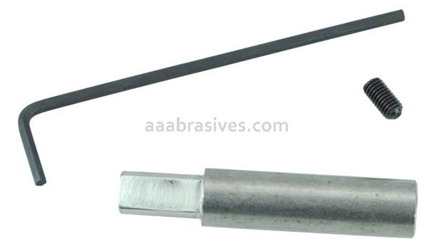 Weiler 89029 Drive Mandrel Kit for Nylox Miniature Disc Brushes 1/2" Stem