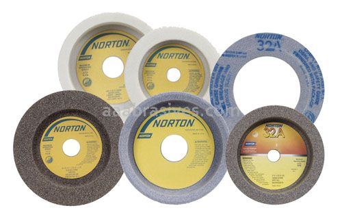 Norton 2 x 1 x 1/4 37C120-K8V Rim 5/16 Back 3/8 Type 06 Straight Cup Wheels