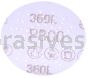3M&trade; 7100010262 3” P800 Grit 360L Hookit&trade; Clean Sanding Disc