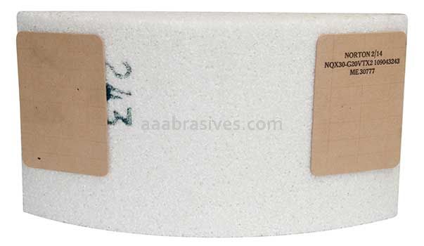 Norton Abrasives 66253350607 6 x 11-1/4 x 2-1/4 QUANTUMX 20-G Cortland ME30777 Type 31 Grinding Wheel Segments