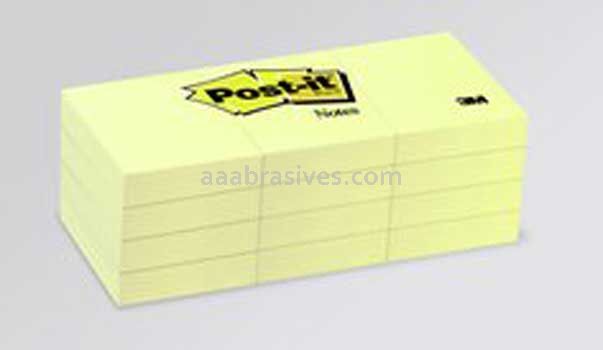 Post-it™ Notes 653 1 3/8 in x 1 7/8 in Canary Yellow 3M 7000029148