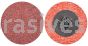 Merit Abrasives 69957399766 1-1/2" 80 Grit Merit Alo Quick Change Discs T1