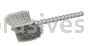 Weiler 21057 7/8" Power Tube Brush .005" Stainless Steel Wire Fill 5/8" Brush Length