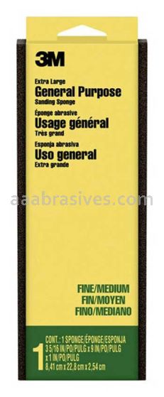 3M™ 7010312905 Extra Large Sanding Sponge Fine/Medium