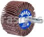 3 x 1/2 x 1/4 60 Merit Metal Alo Resin Bond Small Diameter Flap Wheels With 1/4" Steel Shank)