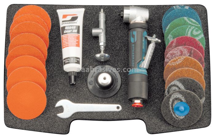 Dynabrade 48535 - 3" Dia. Epic Finish Kit With 48531 Geared Disc Sander