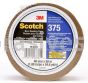 Scotch&trade; Box Sealing Tape 375 Tan 48 mm x 50 m 3M 7010374960