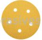 Norton Abrasives 78072748541 5" P60 Grit C-wt Gold Reserve A296 Vac Paper Hook and Loop Discs