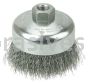 Weiler 14026 4" Crimped Wire Cup Brush .014" Steel Fill 5/8"-11 UNC Nut