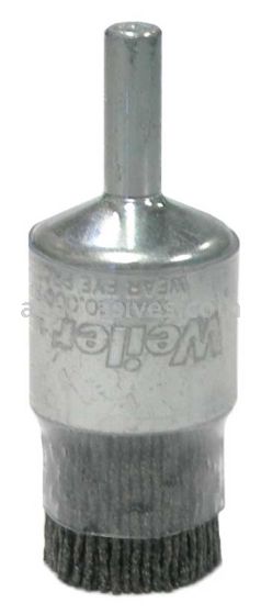 Weiler 86102 Burr-Rx 3/4" Coated-Cup End Brush .026/120 CG Crimped Fill